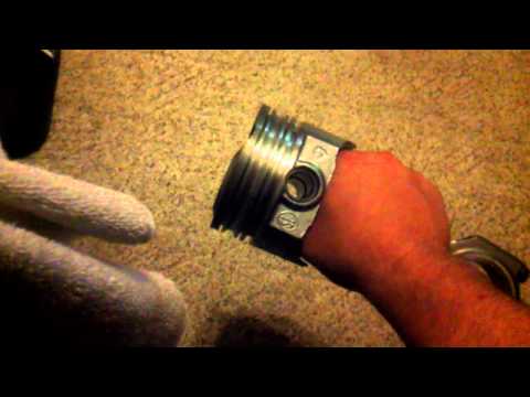 How to install piston and rods in the right direct