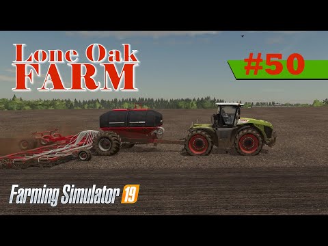 Seeding "GreenManure", Fertilizing & Selling Pigs | Lone Oak | Farming Simulator 19 Timelapse