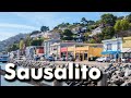 Sausalito CA downtown and neighborhood driving tour 4K