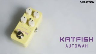 Video thumbnail for Katfish Auto Wah Demo [ Valeton - Coral Series Pedal ] by Valeton