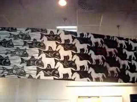M.C. Escher's-Metamorphose II @ The Post Office In The Hague