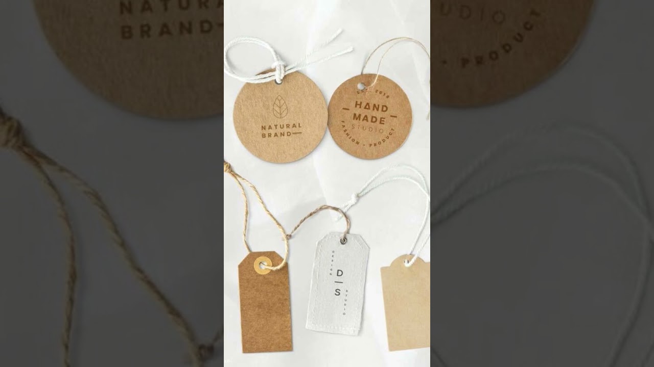 customized Tags #packaging #tag #printing