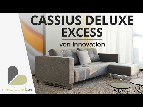 CASSIUS DELUXE EXCESS Schlafsofa & Hocker von Innovation - mysofabed.de