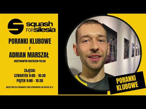 Poranki klubowe z Adrianem Marszałem - zapraszamy
