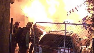 preview picture of video 'LAFD / Garage Fire'