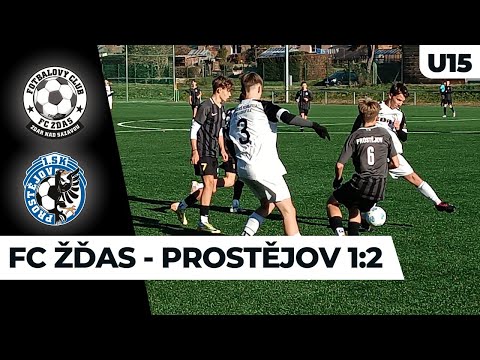 U15 Žďár - 1. SK Prostějov (sestřih)