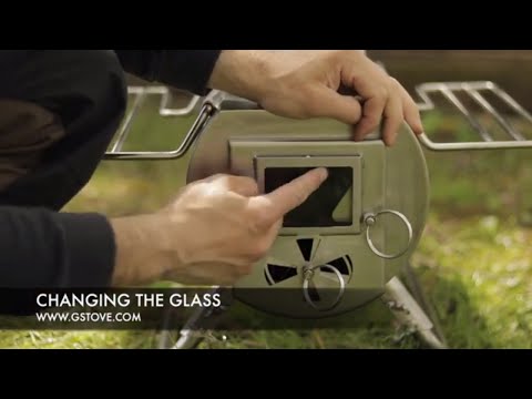 Gstove changing glass on our View version stoves