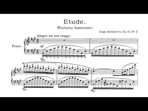 Sergei Bortkiewicz - 4 Piano Pieces Op. 10 (audio + sheet music)
