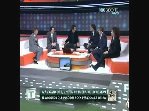 Iván Gancedo entrevistado en Fox Sports