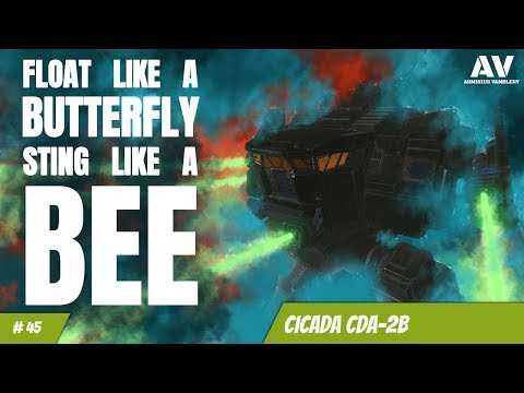 #45 MWO Cicada CDA-2B Float like a Butterfly Sting like a Bee