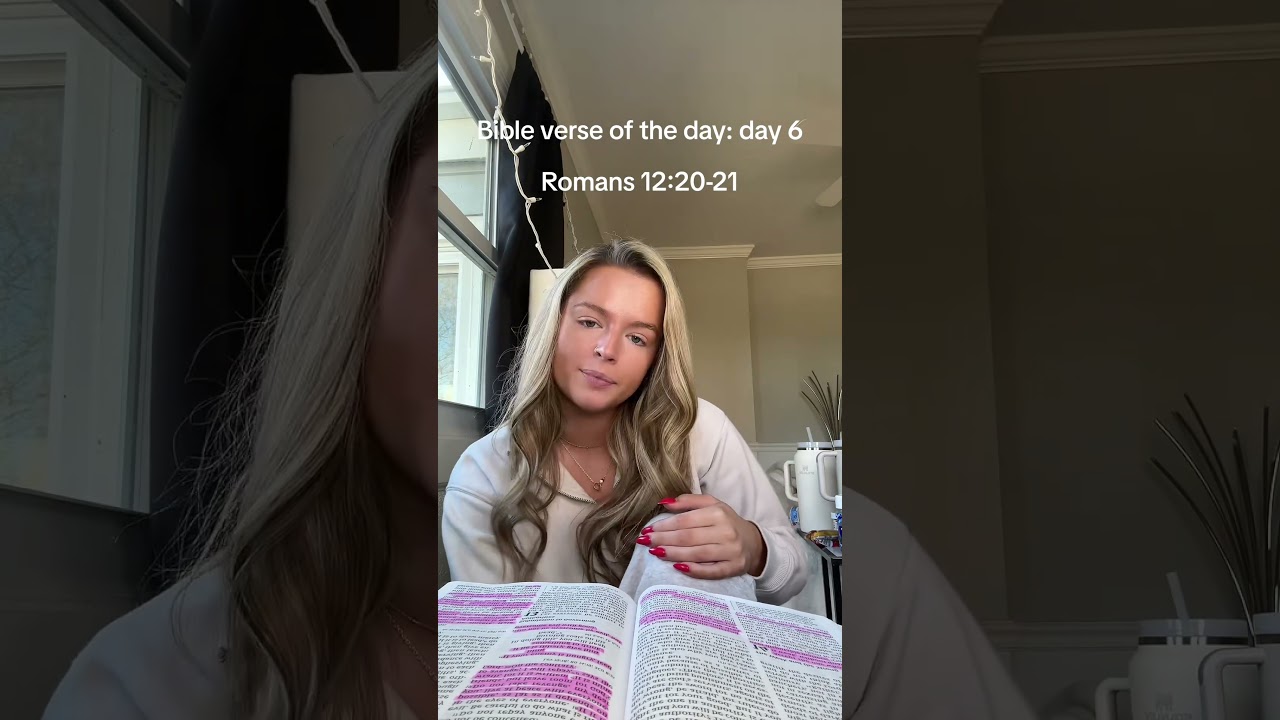 Overcome Evil with Good: Romans 12:20-21 #bibleverse