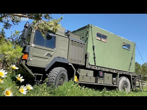 Leaving Mallorca, HX Family: MAN HX60, Exmo 4x4 Camper truck, Weltreisemobil, Van Life, Tinyhouse