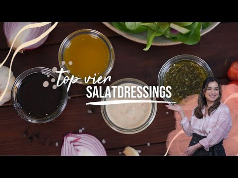 Meine Top 4 Salatdressing-Rezepte / die leckersten Dressings für gesunden Salat