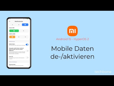 Mobile Daten aktivieren oder deaktivieren - Xiaomi [Android 15 - HyperOS 2]