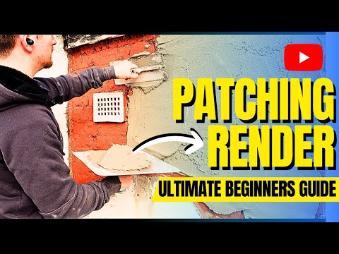 How To Patch Render A Wall | COMPLETE BEGINNERS GUIDE