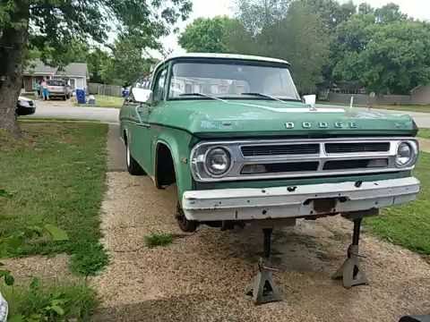 1970 Dodge D100 Suspension Rebuild part 1
