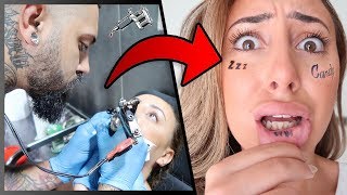 I GOT A FACE TATTOO **HUGE MISTAKE** (WTF WAS I THINKING)