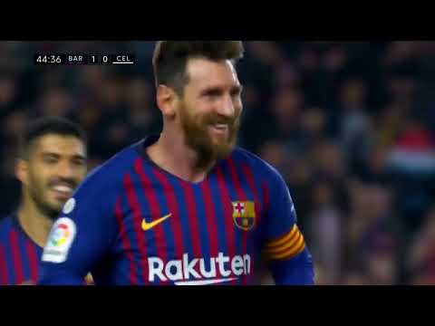 Messi 638 - Messi's killer goal to take Barcelona home vs Celta de Vigo LaLiga 2018-19 Week-17 Home