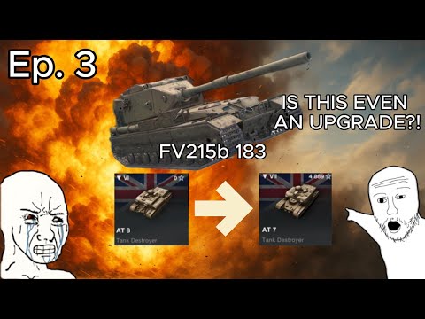 Grinding to the FV215b 183 #3 – From AT 8 to AT 7 (World of Tanks Blitz)