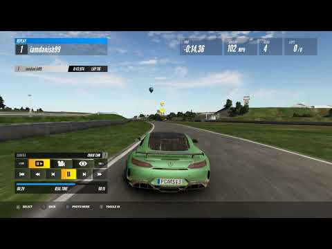 Knockhill National hotlap using the Mercedes Benz AMG!! Project Cars 3