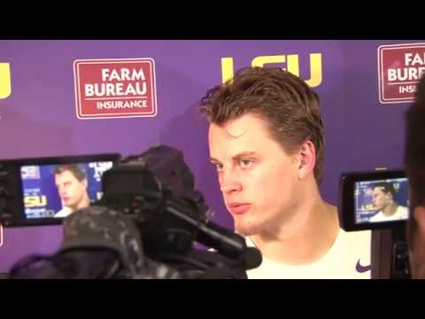 Video: LSU QB Joe Burrow After Saturday's Win Over Mississippi State