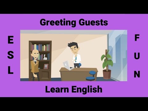 Vocabulary Tutorial - Greeting Guests