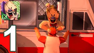 Ice Scream 1 Improved - Gameplay Walkthrough Part 1 - Normal Mode (iOS, Android)
