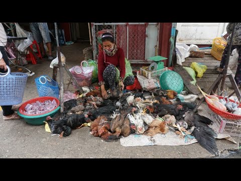 Amazing Eating Yummy Pancake in Market - Walk Around Food Market in Town Morning Weekend