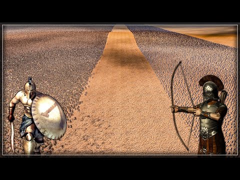 Elite Roman Archers vs 1 Million Spartans - Ultra Epic Battle Simulator 2