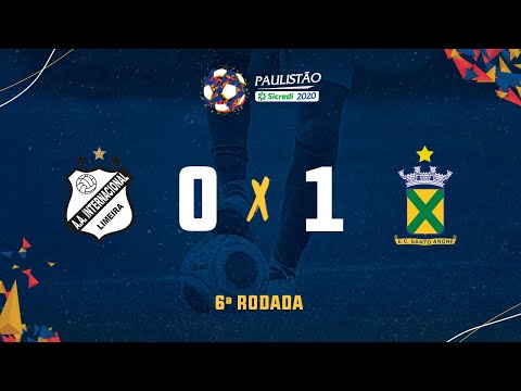 Inter de Limeira 0 x 1 Santo André- 6ª rodada do Paulistão Sicredi 2020