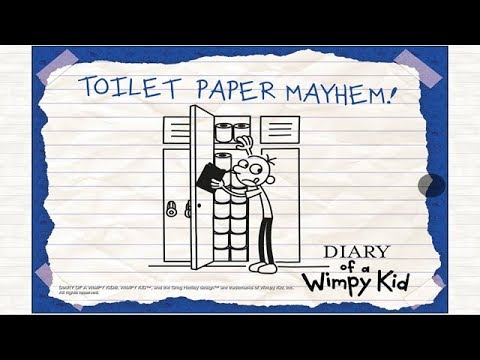 Diary of a Wimpy Kid - Toilet Paper Mayhem! [Gameplay, Walkthrough] Video