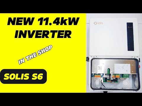 Solis S6 11.4kW High Voltage Inverter Unboxing + First Look (Silent Cool Runner)