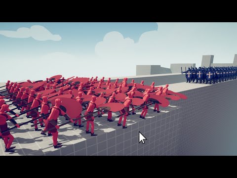 50x Fan Bearer vs Units - Totally Accurate Battle Simulator TABS