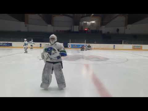 Riscaldamento Chiavenna vs Piné - Gara 2 semifinale - IHL DIV 1