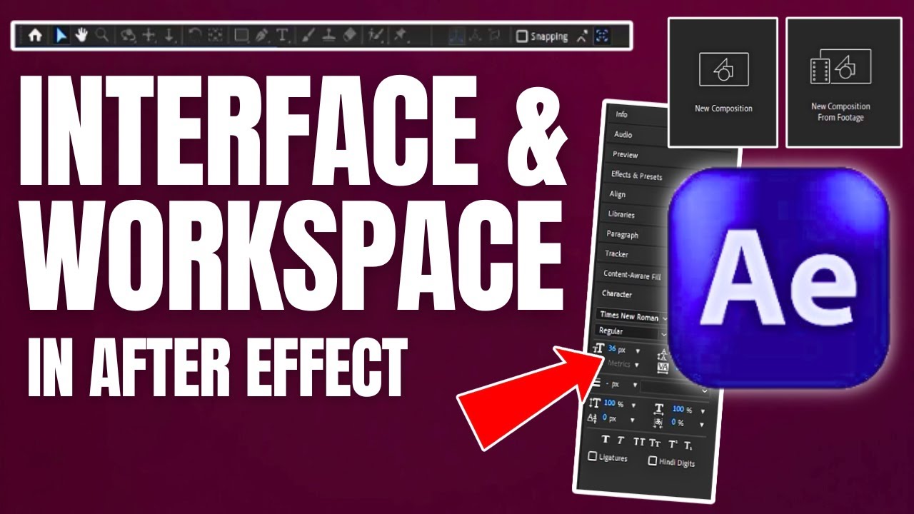 Getting Started: Composition vs Interface in After Effects