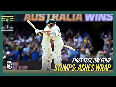Stumps: Australia claim test 1 after English capitulation | The Ashes | Fox Cricket