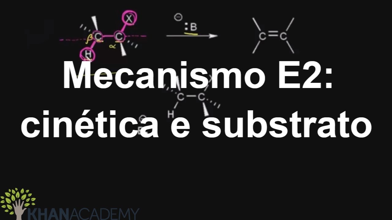 Mecanismo E2: cinética e substrato | Reações de Substituição e eliminação | Khan Academy