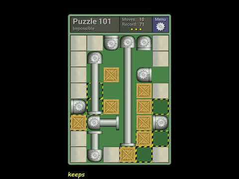 Pushing Machine (Impossible) Level Puzzle 101 - Perfect Solution