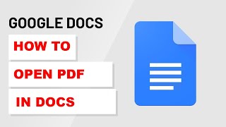 How To Open PDF File in Google Docs (2023)