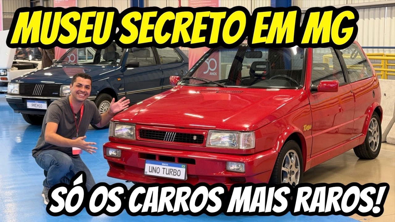 RELÍQUIAS DA FIAT: UNO TURBO, TEMPRA E O MUSEU SECRETO EM MINAS GERAIS