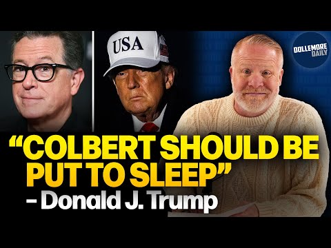 Donald Trump CALLS STEPHEN COLBERT A DEAD MAN in Threatening Online Rant!!!