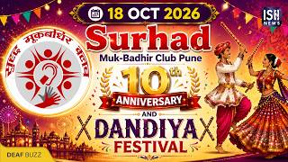 Surhad Muk-Badhir Club Pune: 10th Anniversary and Dandiya Festival 2026