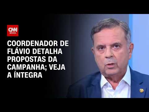 Plano de governo de Flávio será apresentado até quinta (13), diz coordenador de campanha | HORA H
