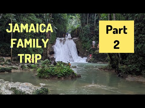 JAMAICA FAMILY TRIP- Part 2, with waterfall climbing and jumping!