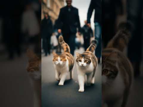 Cute cats running #cat #cats #carshorts