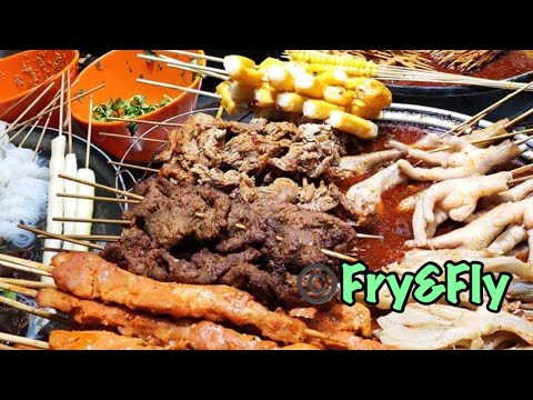 Comida de rua de Nanjing/rua comercial de Nanjing, Xangai/East Nanjing Road, Xangai @fryfly3228