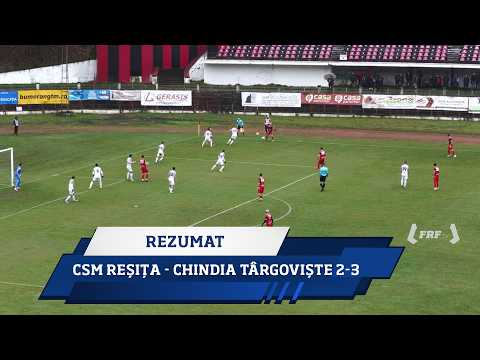 Liga 2 Casa Pariurilor, Etapa 18: CSM Reșița - Chindia Târgoviște 2-3 (Rezumat, 21.02.2026)