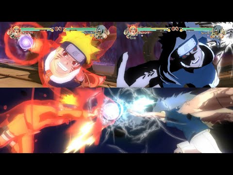 All Jutsu Clashes -Naruto Ultimate Ninja Storm [Storm Trilogy PS4]