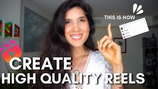 HIGH QUALITY INSTAGRAM  REELS - EDIT and EXPORT better IG REELS