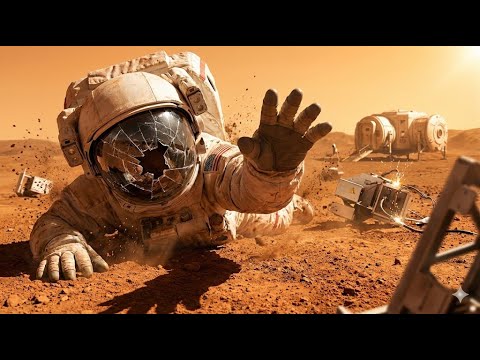 On Mars: Dangerous incident from dust storm - vegetable garden moved to safer location.